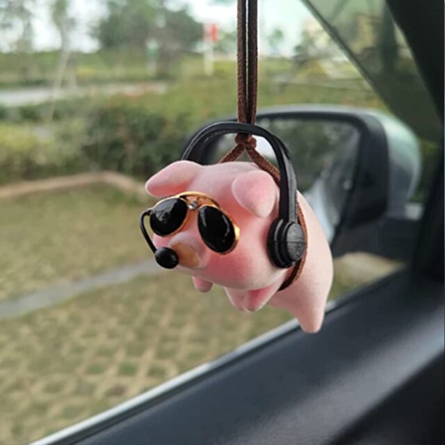 Cute Pig Hanging Car Ornaments