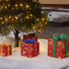 Outdoor Christmas Decorations ― Lighted Christmas Gift Box - Image 5