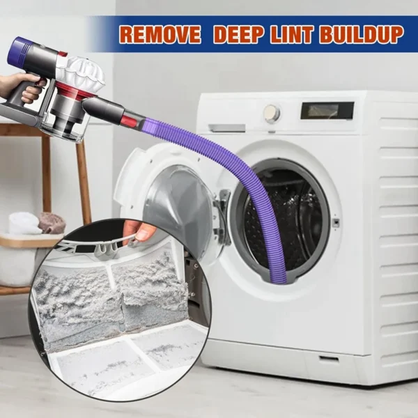 Dryer Vent Cleaner Kit For Dyson V7 V8 V10 V11 V15 Vacuum Hose Attachment Lint Remover For Efficient Cleaning Easy Install - AliExpress 6 - Image 6