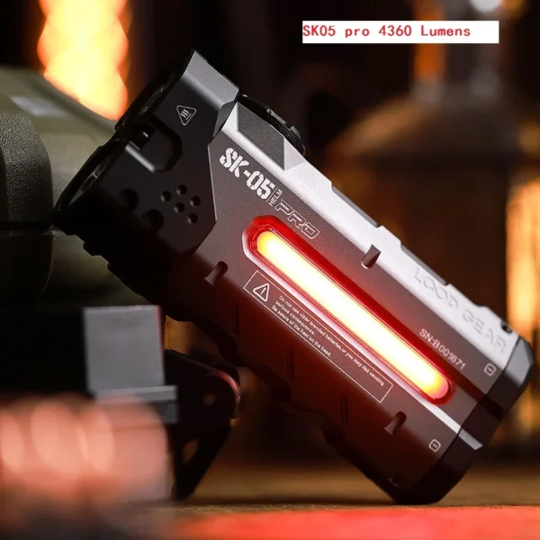 Original Outdoor Multifunctional LED Flashlight 4360LMS Long Range Strong Light Charging, Ultra Long Battery Life for Camping - AliExpress 39 - Image 5
