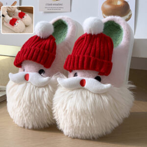 Cozy Santa Plush Slippers